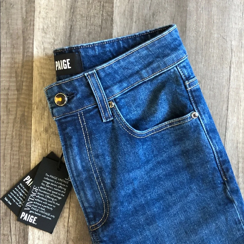 Paige Marlow High Rise Flare Jeans 25 NEW - Picture 3 of 11